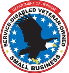 Service-Disabled Veteran-Owned Small Business badge